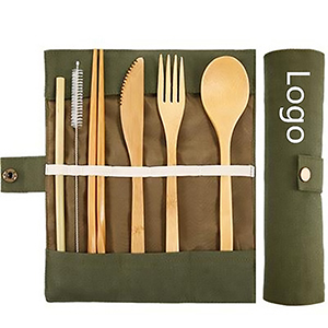Bamboo Utensils Cutlery Set